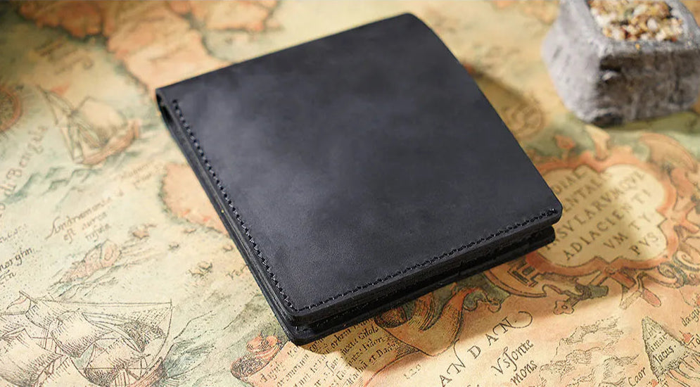 Vintage Genuine Leather Bifold Wallet