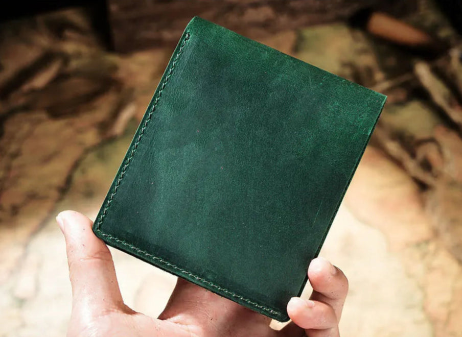 Vintage Genuine Leather Bifold Wallet